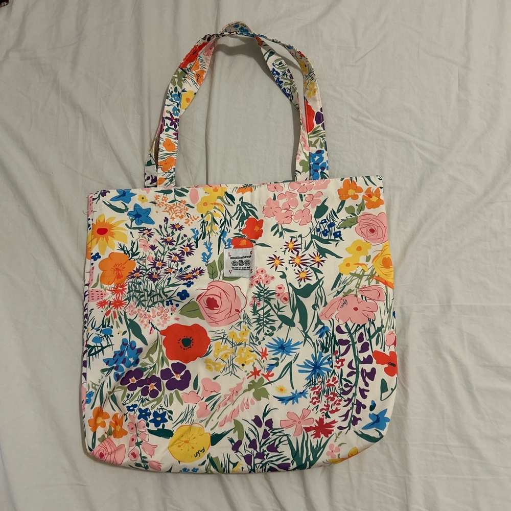 SHEIN Multicolor Floral Tote Bag